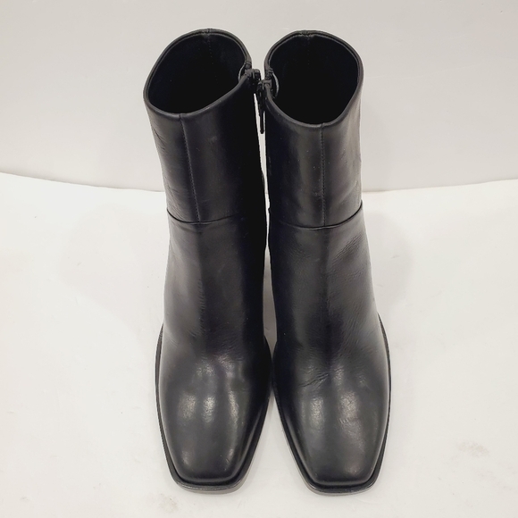 NEW Rag & Bone Axel Zip Up Boot Leather Ankle Boot Black - Picture 3 of 6